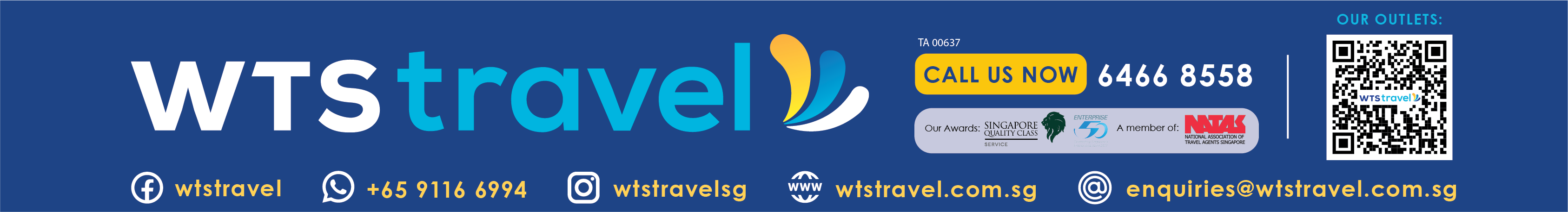 Banner of WTS Travel Outlets Locations